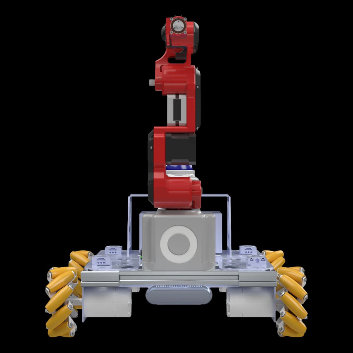 Front view of the Sentra mobile manipulation platform